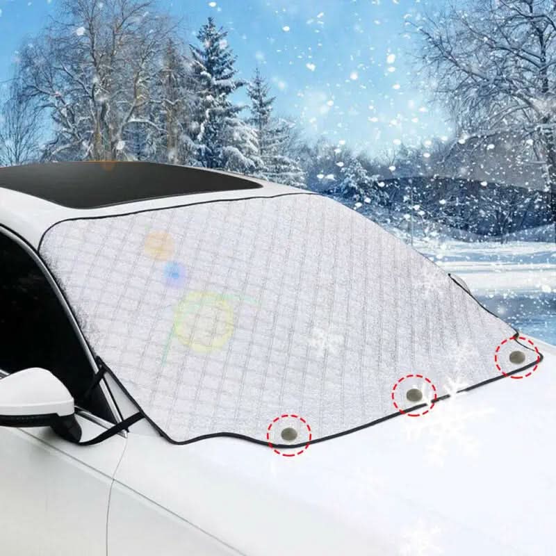 FrostGuard Magnetický kryt čelního skla — ochrana proti sněhu a ledu
