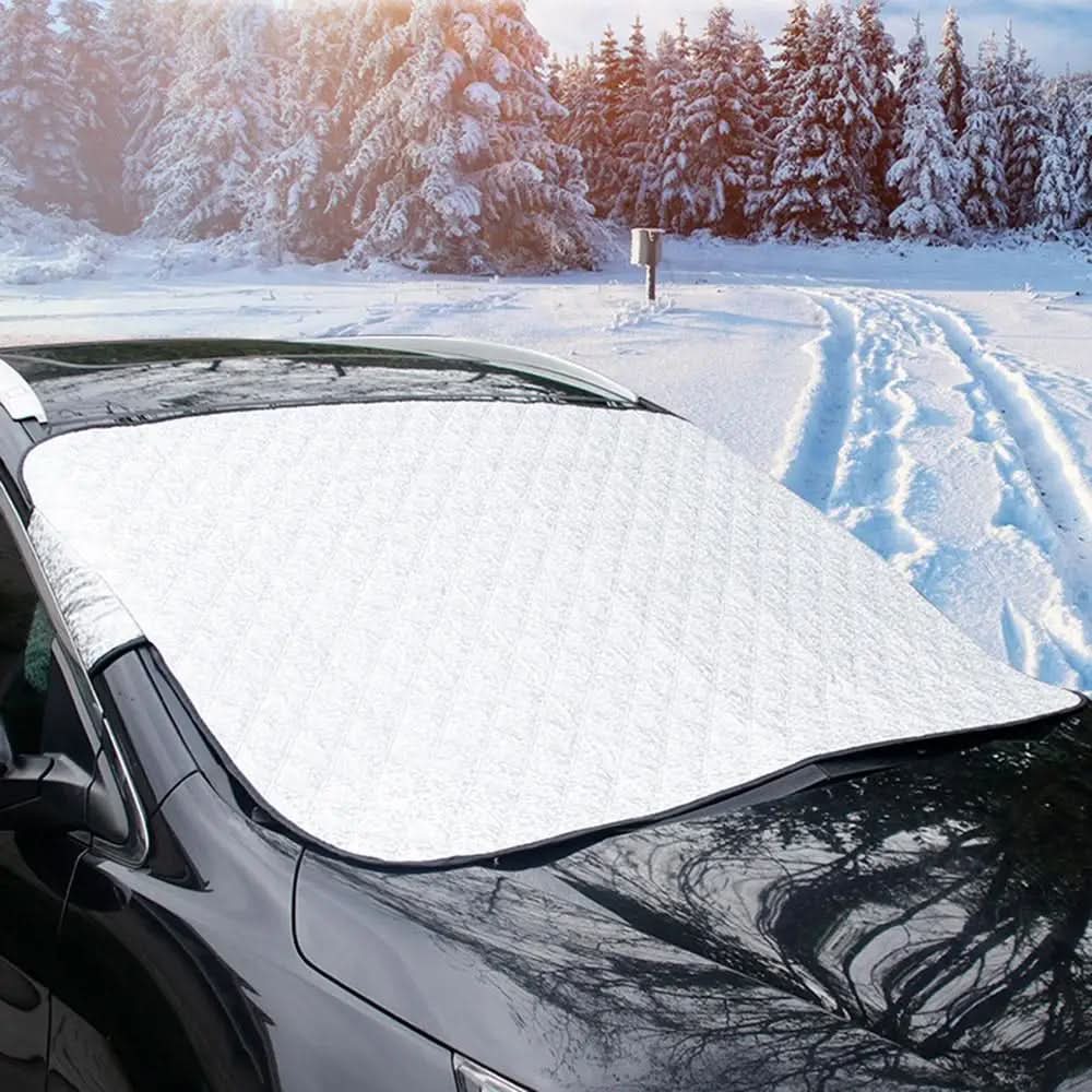 FrostGuard Magnetický kryt čelního skla — ochrana proti sněhu a ledu