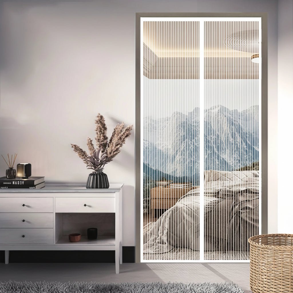 AirGuard Magnetic Mosquito Curtain – Hands-Free Self-Closing Screen