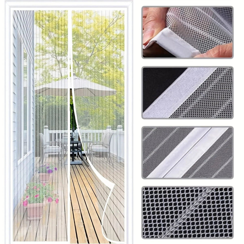 AirGuard Magnetic Mosquito Curtain – Hands-Free Self-Closing Screen