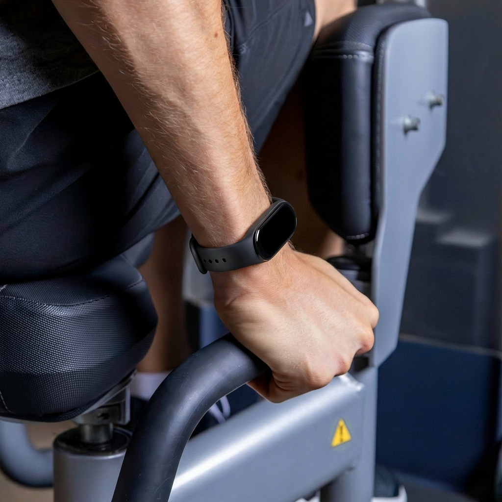 Sort silikonerem til Xiaomi Mi Band 7, sort