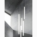 Spiral LED Staircase Pendant Light For High Ceilings, Modern Design