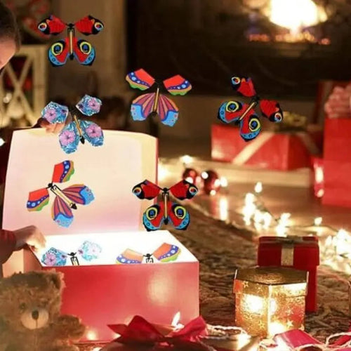 15 Piece Set Flying Butterflies Surprise Paper Decorations For Cards And Gifts Wind Up