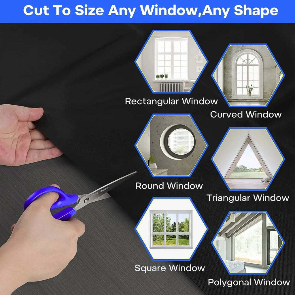 Magnetic Travel Blackout Shades — Suction Hold, Portable