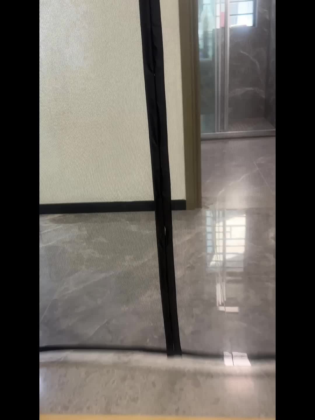 Magnetic Mesh Curtain Door — Automatic Self-Sealing Screen Panel
