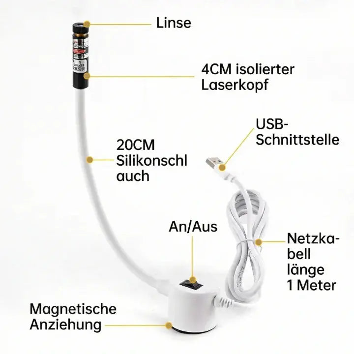 Guida magnetica laser per cucire dritte con la macchina da cucire