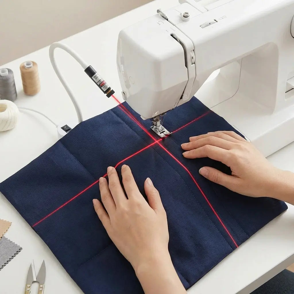 Guida magnetica laser per cucire dritte con la macchina da cucire