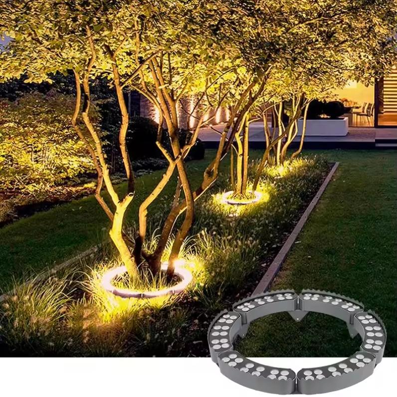 LED Garden Spotlight For Trees, IP65 Aluminum Outdoor Lamp, Warm White