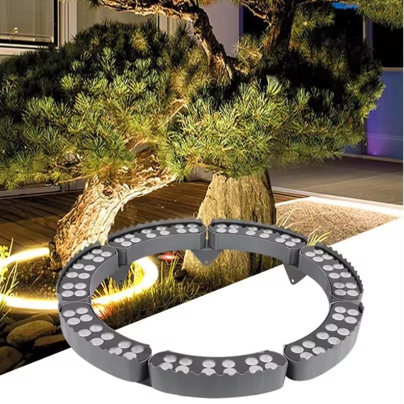 LED Garden Spotlight For Trees, IP65 Aluminum Outdoor Lamp, Warm White
