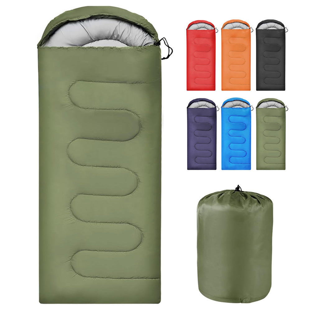 EVERESTO Thermal Camping Sleeping Bag — Spacious Envelope Design