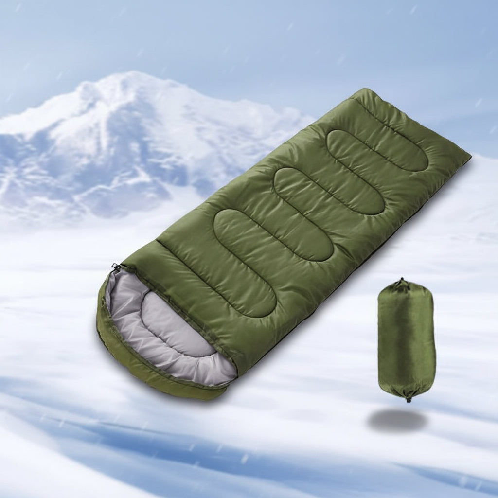 EVERESTO Thermal Camping Sleeping Bag — Spacious Envelope Design