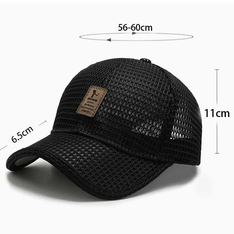 Cappellino da baseball in rete traspirante AEROMESH — Protezione solare leggera e ventilata
