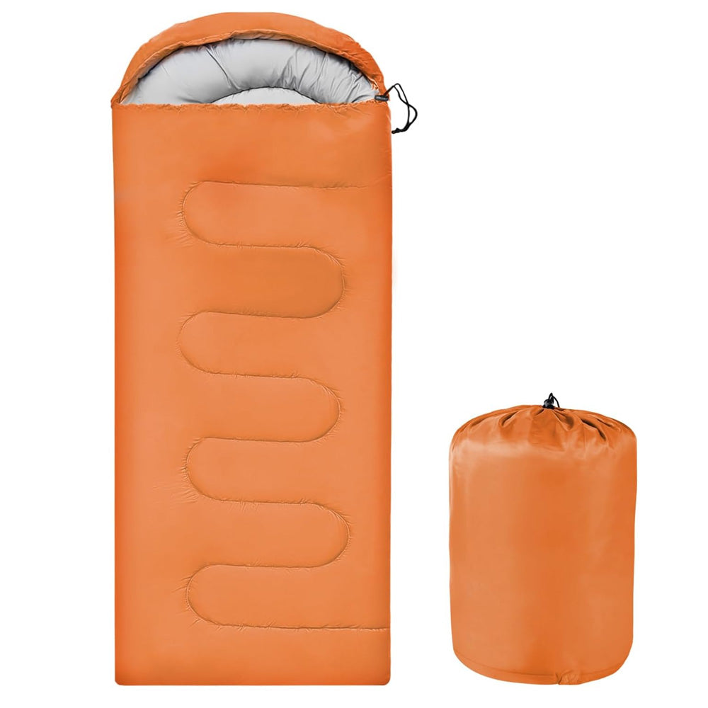 EVERESTO Thermal Camping Sleeping Bag — Spacious Envelope Design