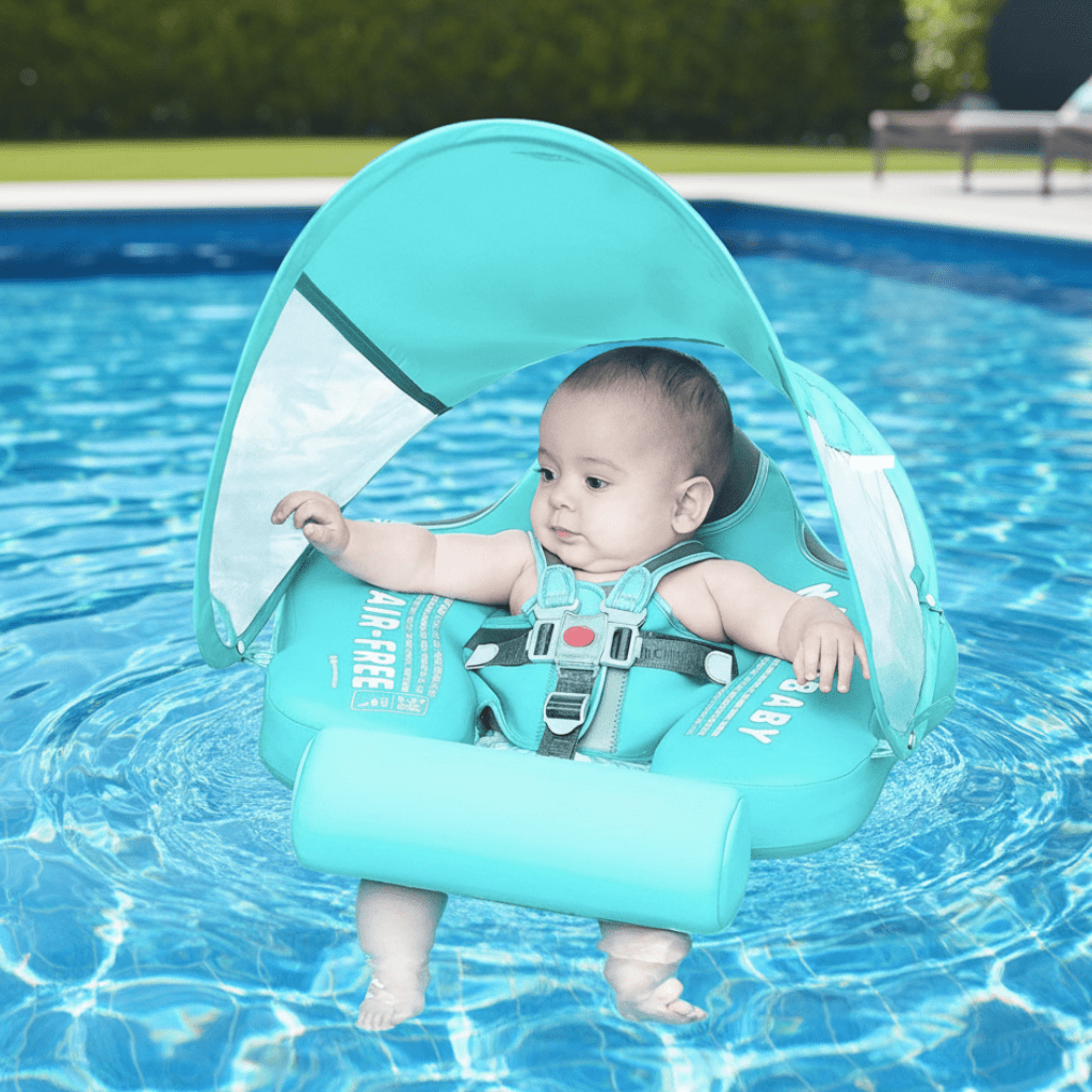 Flytering for babyer – UV-solskjerm, dyremotiv, godkjent for opptil 15 kg