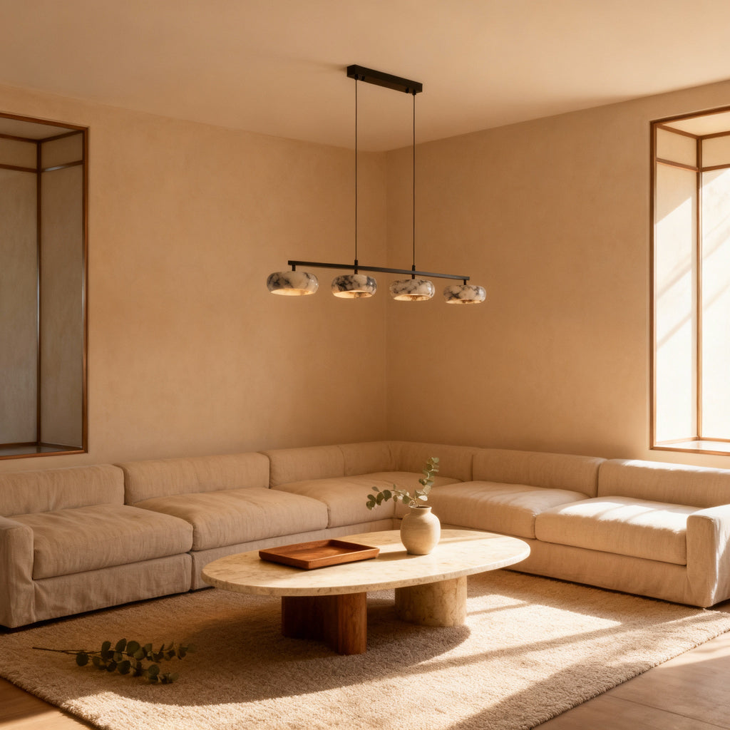 IvoryVein marmorierte Tischlampe für moderne Häuser im Schlafzimmer oder Wohnraum