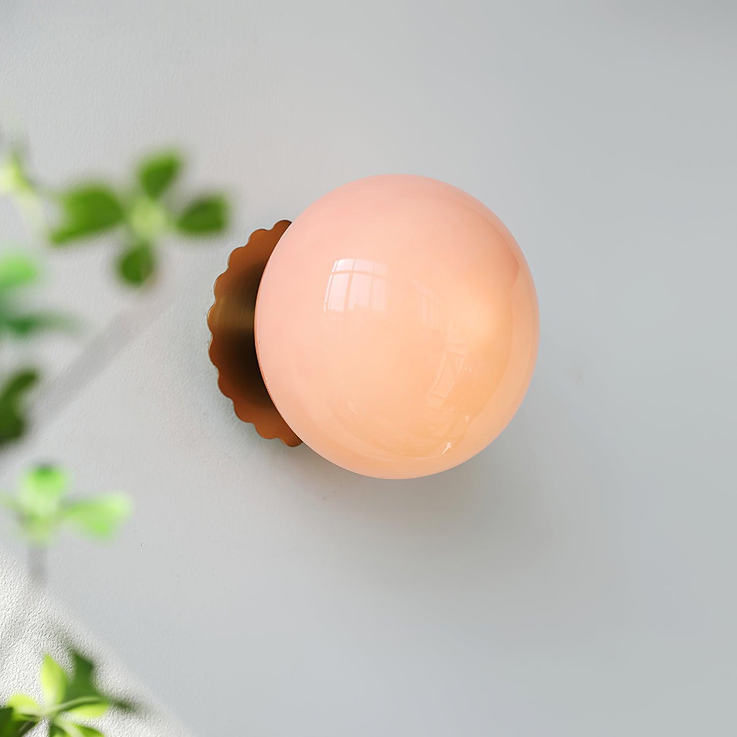 Asterra Glass Diffuser Wall Light With Metal Frame In A Modern Design For A Soft Warm Glow