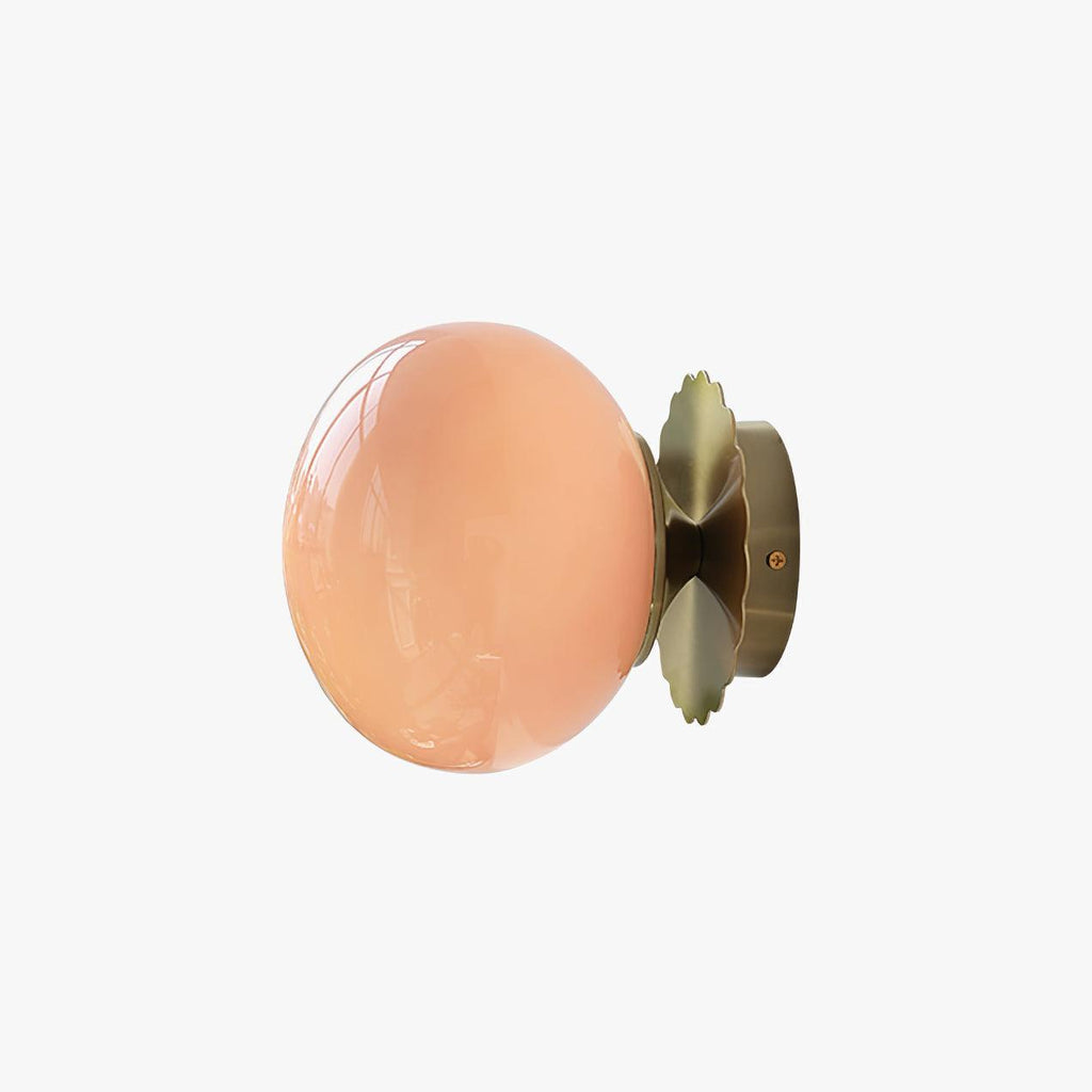 Asterra Glass Diffuser Wall Light With Metal Frame In A Modern Design For A Soft Warm Glow
