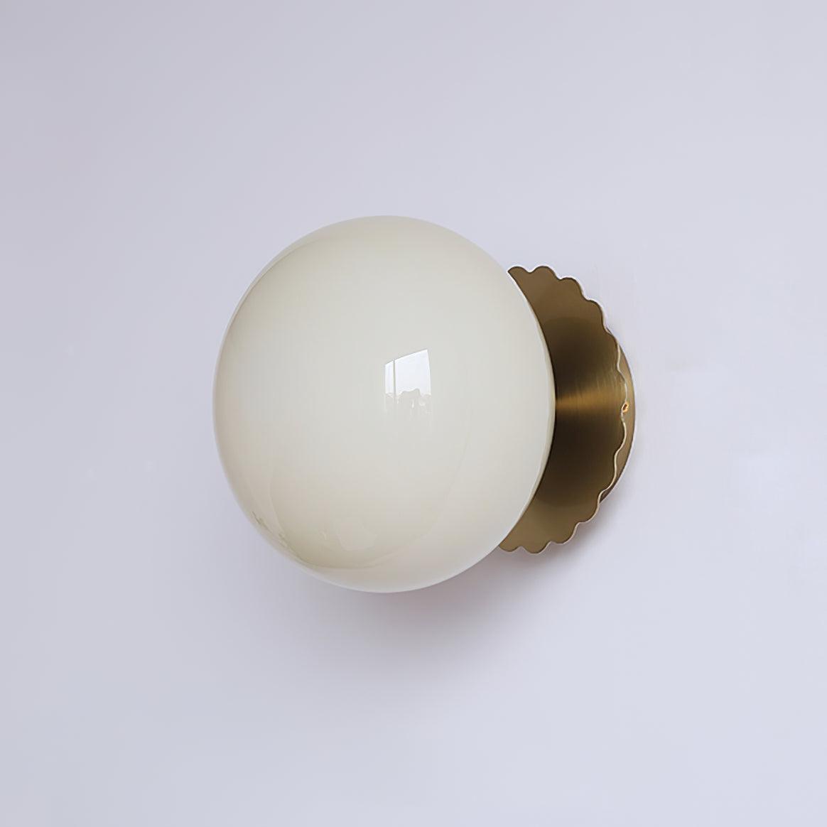 Asterra Glass Diffuser Wall Light With Metal Frame In A Modern Design For A Soft Warm Glow