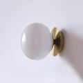 Asterra Glass Diffuser Wall Light With Metal Frame In A Modern Design For A Soft Warm Glow