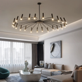 Aurora Kitchen Chandelier With LED Lighting, Stylish And Elegant Ceiling Pendant Light