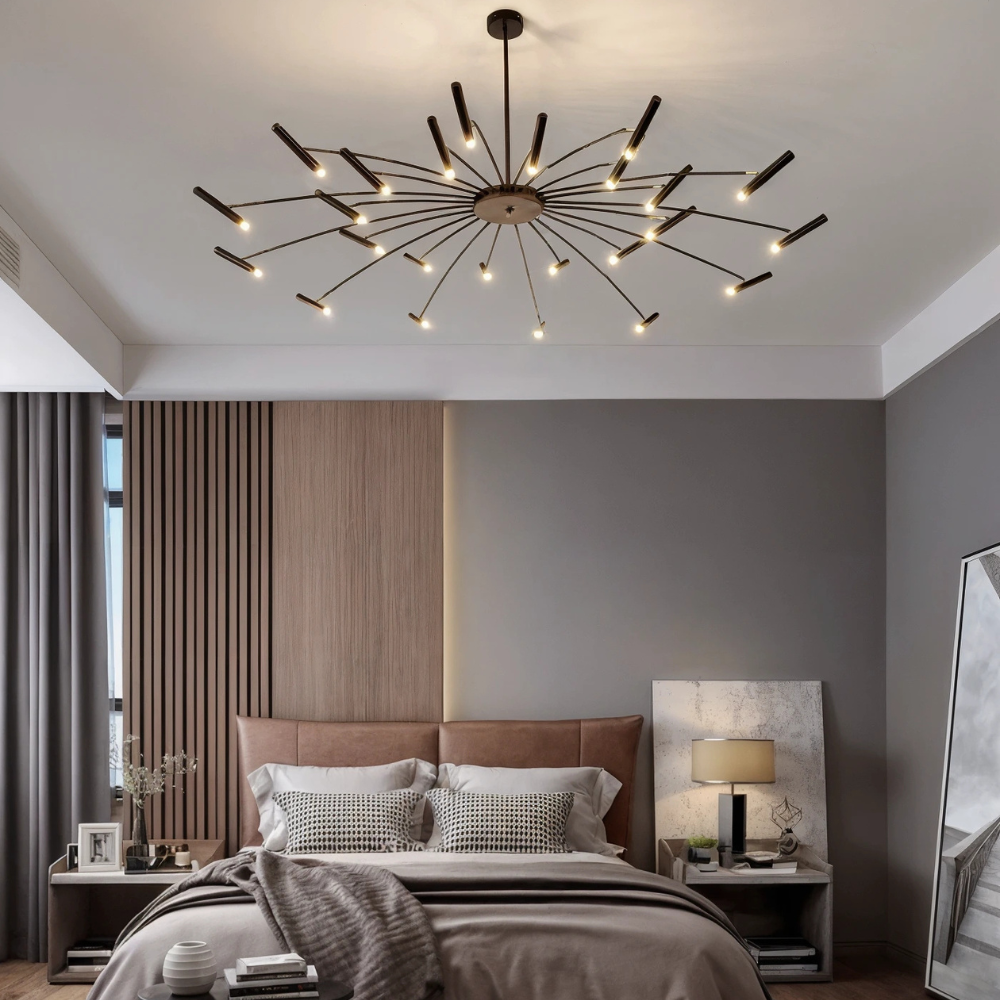 Aurora Kitchen Chandelier With LED Lighting, Stylish And Elegant Ceiling Pendant Light
