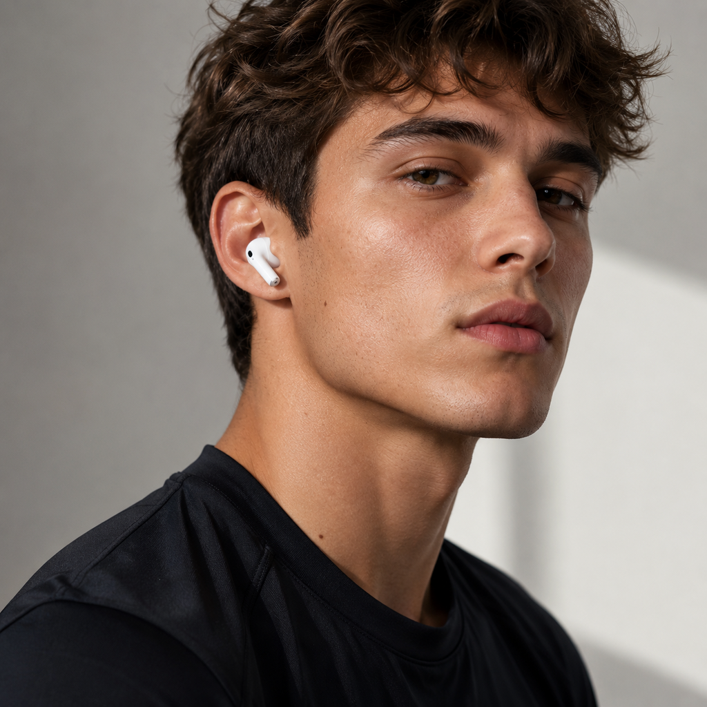 Miniaturní Bluetooth sluchátka – voděodolná ochrana IPX5, kompaktní provedení bez zamotávání
