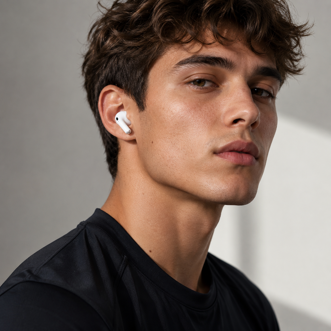 Miniaturní Bluetooth sluchátka – voděodolná ochrana IPX5, kompaktní provedení bez zamotávání