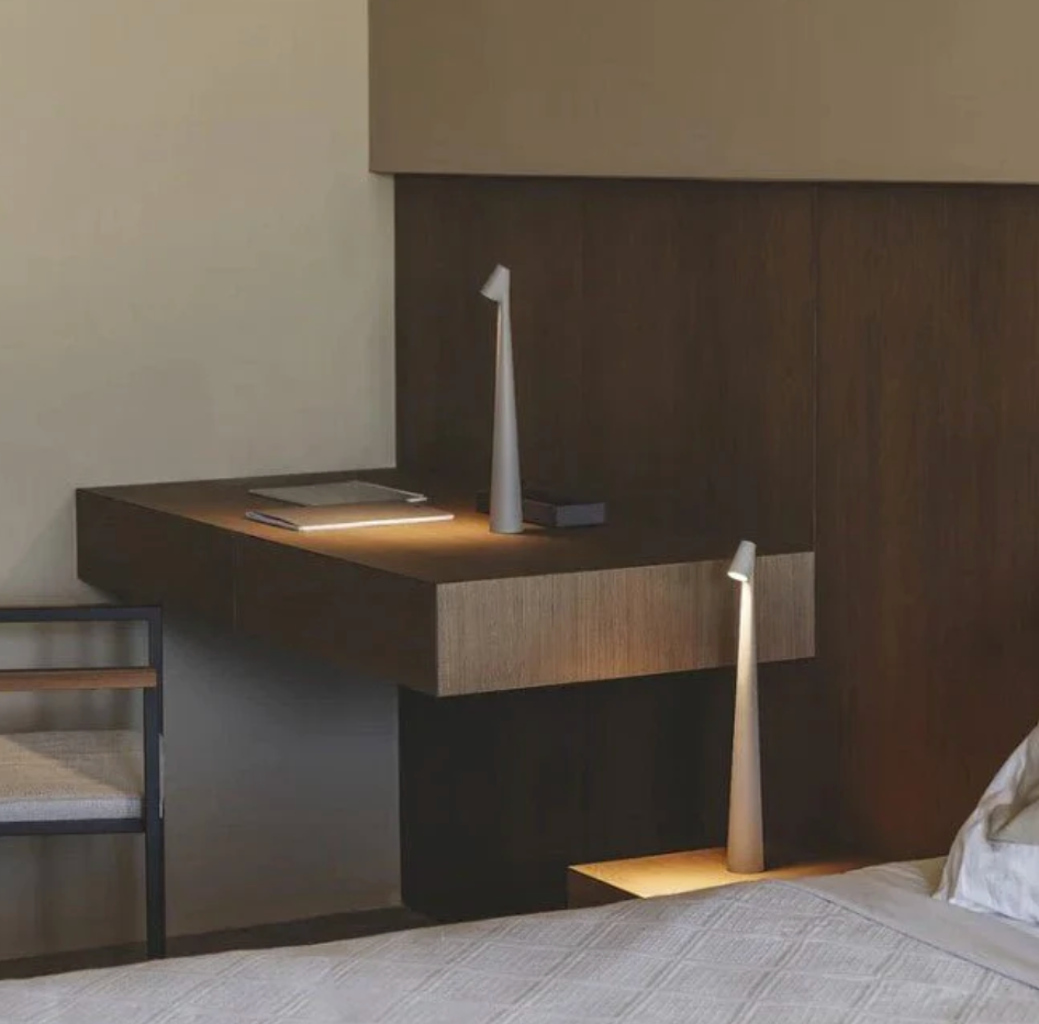 AstraLume Black LED Desk Lamp For Work Surfaces And Small Tables, Sleek Light For Focused Tasks