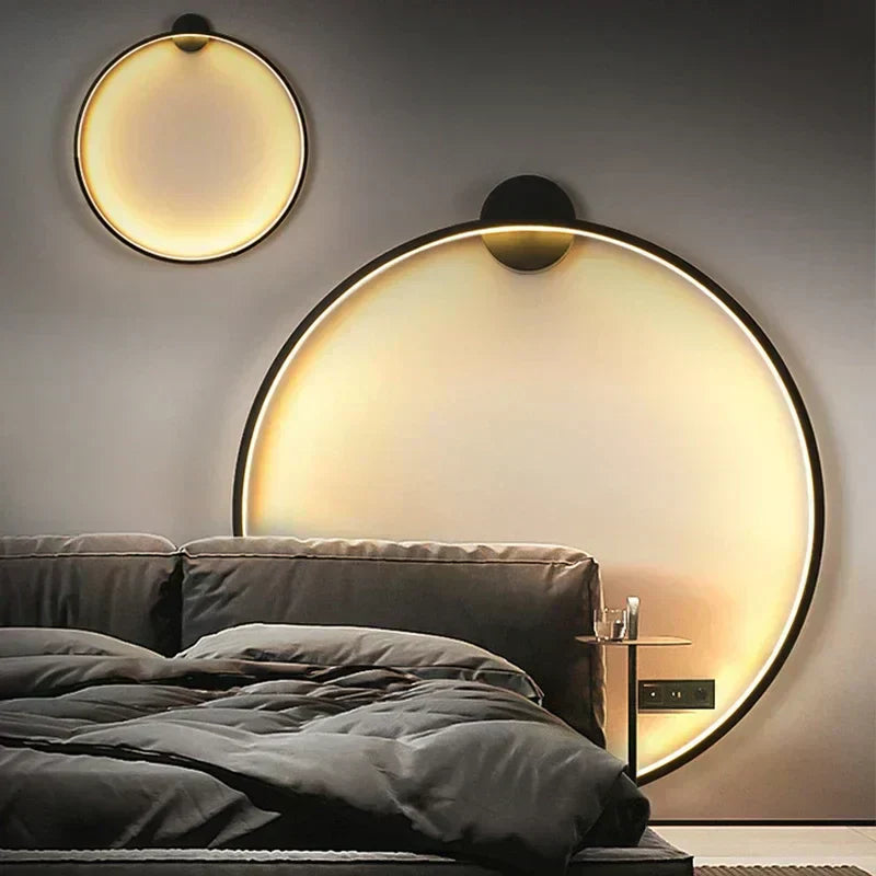 NovaHalo Simple Circular Wall Lamp For Gentle, Even Illumination In Modern Spaces