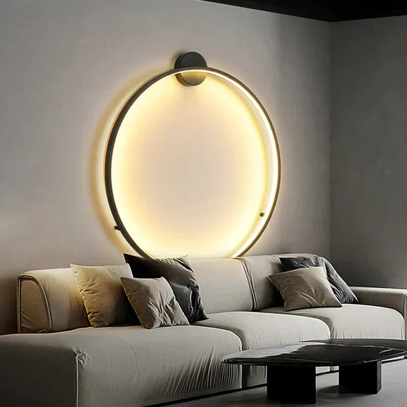 NovaHalo Simple Circular Wall Lamp For Gentle, Even Illumination In Modern Spaces
