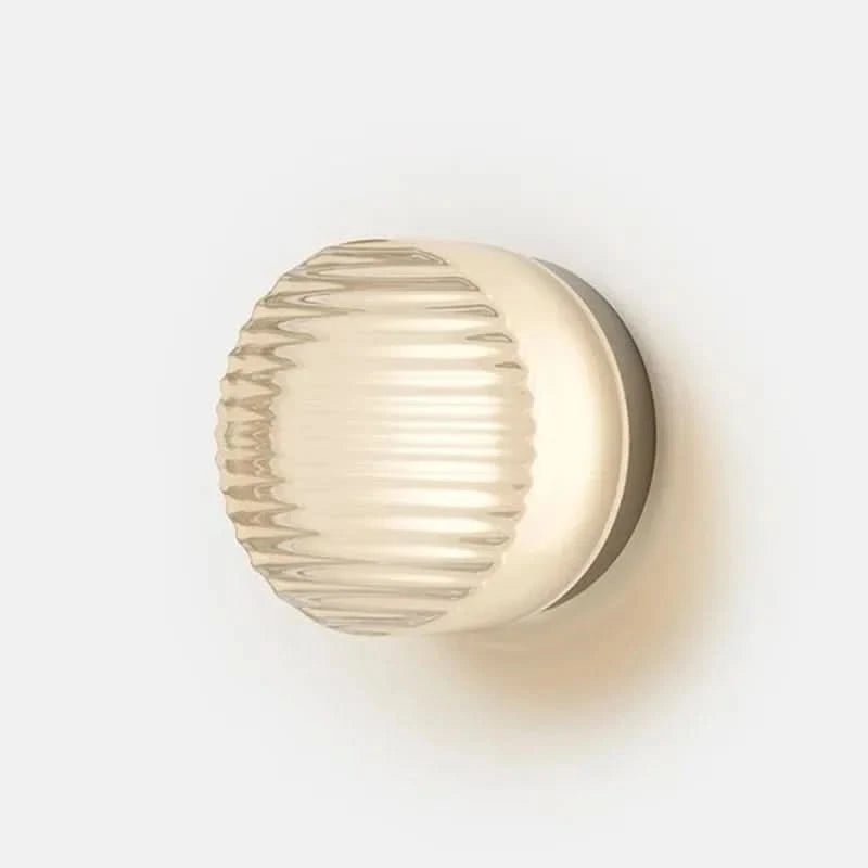 Ahni Dimmable LED Wall Sconce - Solid Cast Glass Shade, Easy Installation 1
