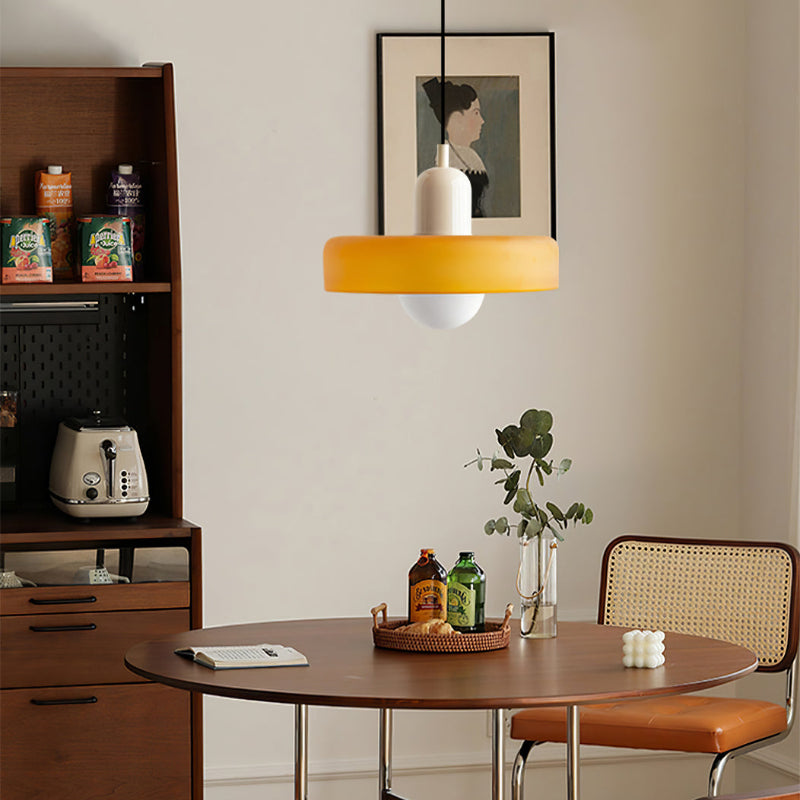 Bauhaus Style Glass Pendant Light For Dining And Living Areas
