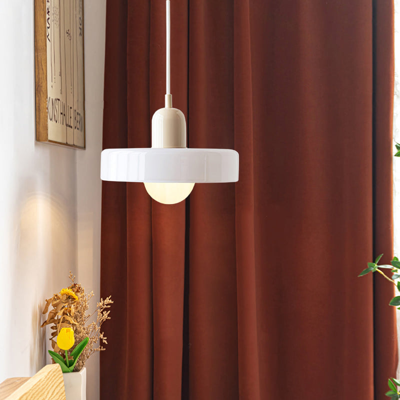 Bauhaus Style Glass Pendant Light For Dining And Living Areas