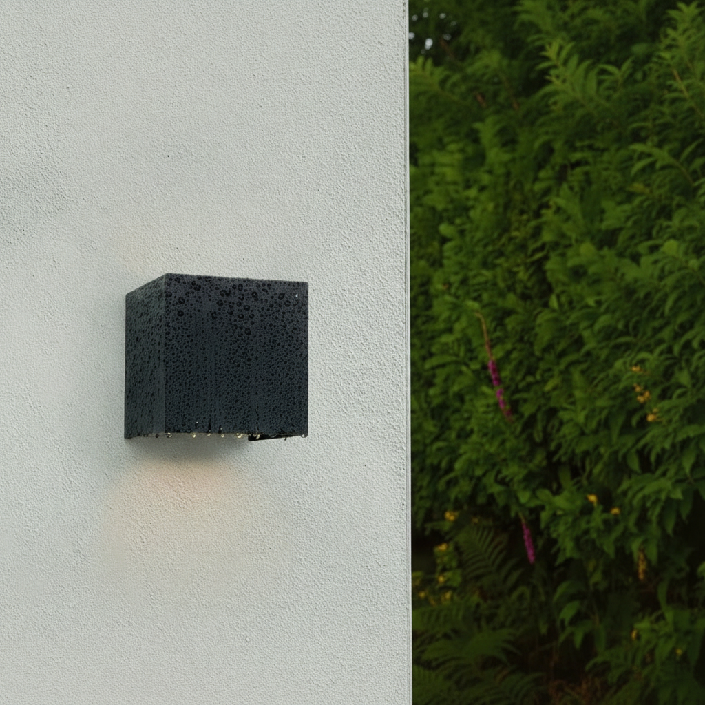 Kubisk vegglampe – bevegelsessensor, oppladbart batteri, trådløs bruk