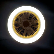 Moderní stropní ventilátor — integrované LED osvětlení a dálkové ovládání
