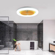 Moderní stropní ventilátor — integrované LED osvětlení a dálkové ovládání