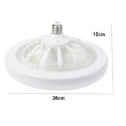 Moderní stropní ventilátor — integrované LED osvětlení a dálkové ovládání