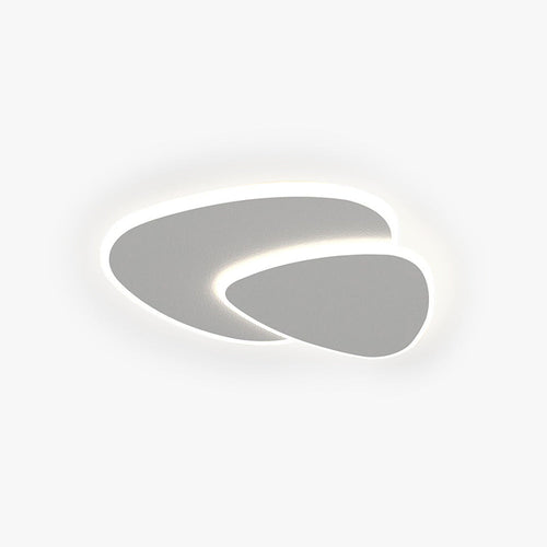 AstraLume zakřivené stropní světlo s LED podsvícením a abstraktním minimalistickým designem