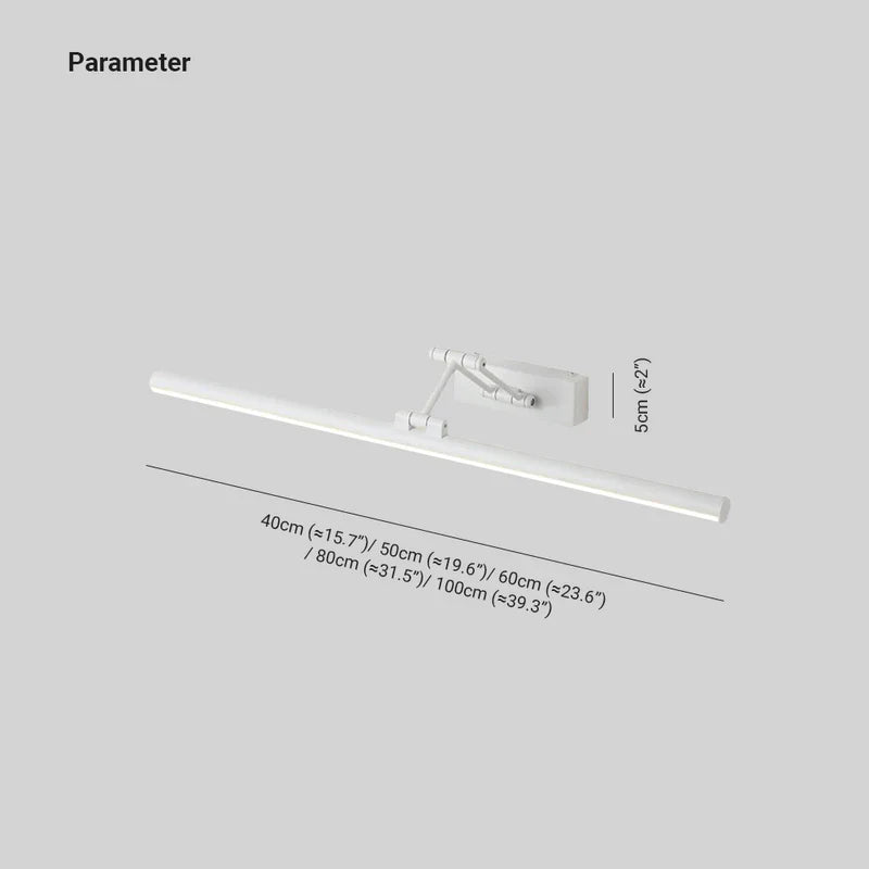NoirGlow Modern Black LED Light Vanity Bar On Wall Above Your Mirror Adjustable Today