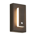 LumaForge Weather-Resistant Exterior Wall Light With PIR Sensor And Built-In LED