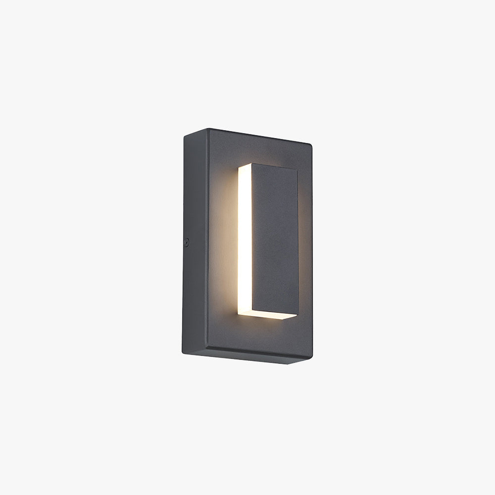 LumaForge Weather-Resistant Exterior Wall Light With PIR Sensor And Built-In LED