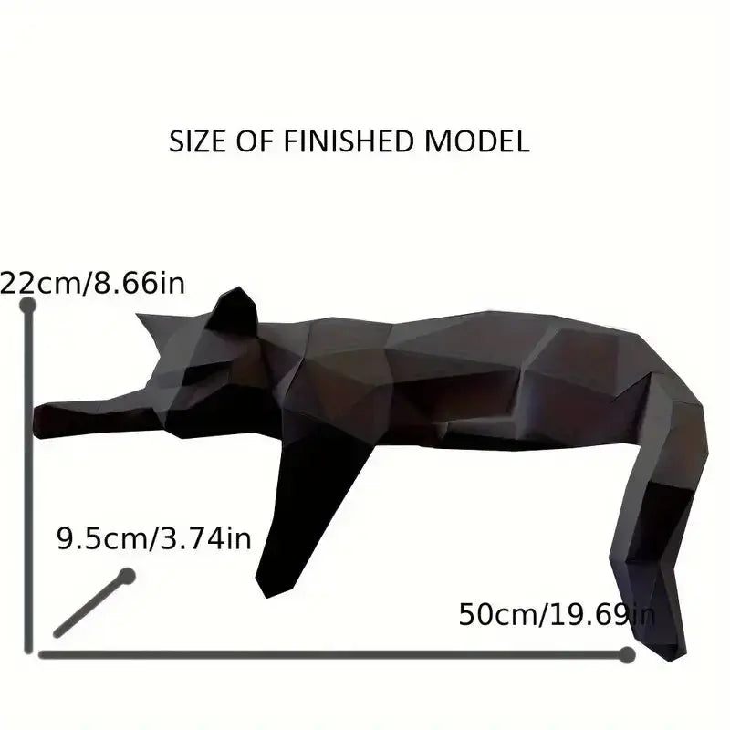 Modern kattenbeeldje van synthetische hars — Minimalistische decoratie