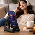 Bluetooth-kaiutinteline — langaton latausalusta ja sisäänrakennetut LED-valot