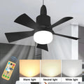 Dálkové ovládání stropního ventilátoru a světla — stmívatelné LED 30 W, multifunkční stropní systém