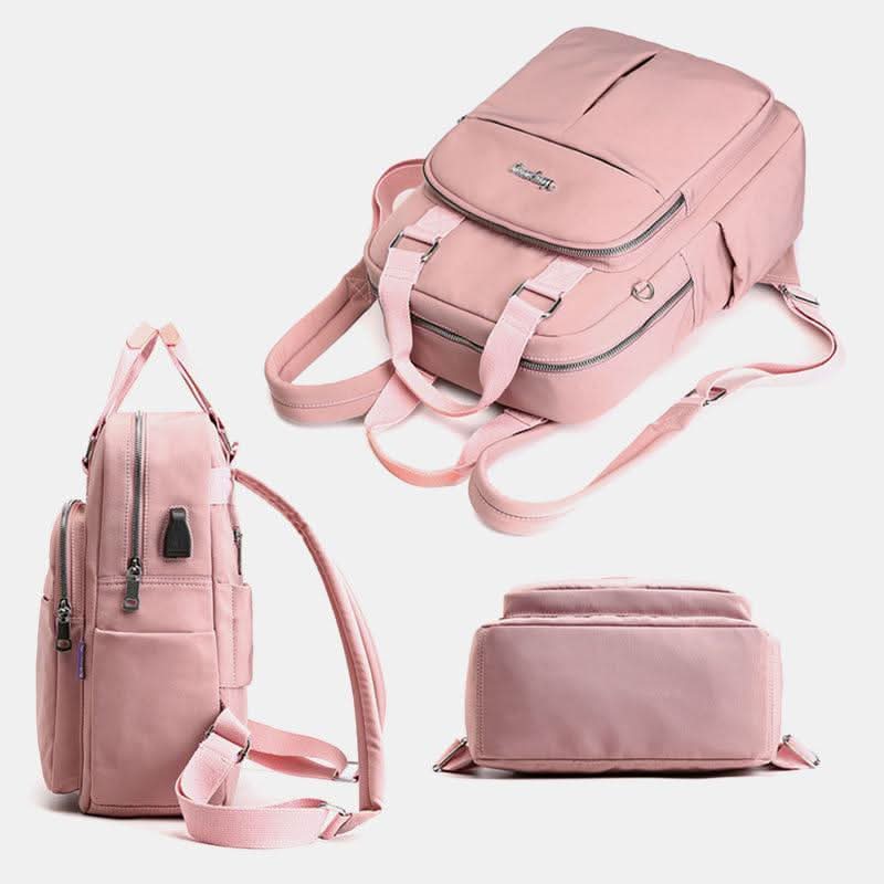 AquaNova Waterproof Multifunctional Backpack — Integrated USB Charging Port