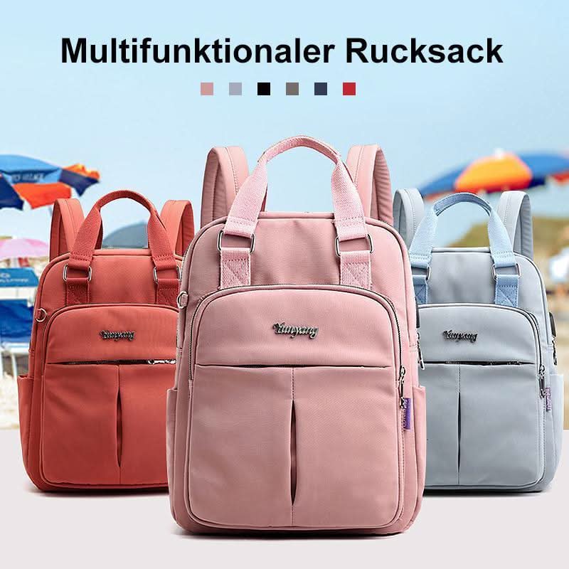 AquaNova Waterproof Multifunctional Backpack — Integrated USB Charging Port