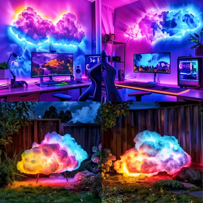 CloudNova Music responsiv smart LED-sky lampe — RGB-belysning i sanntid