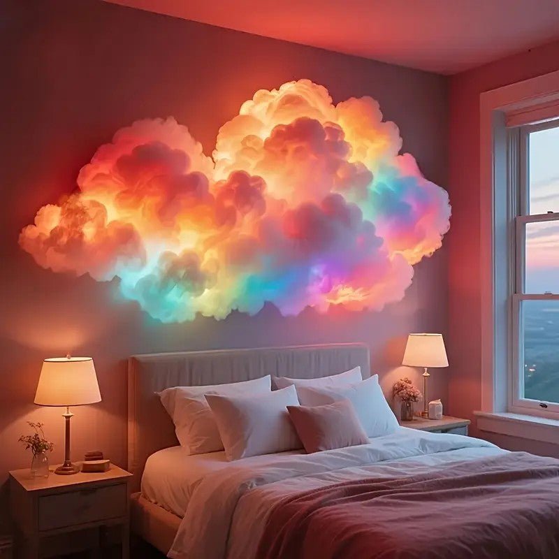 CloudNova Music responsiv smart LED-sky lampe — RGB-belysning i sanntid