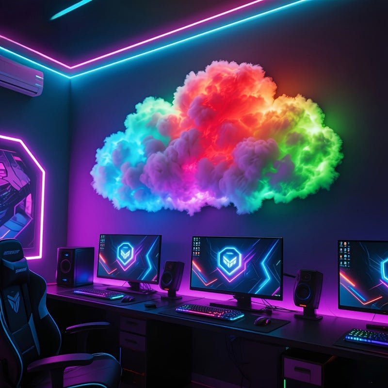 CloudNova Music responsiv smart LED-sky lampe — RGB-belysning i sanntid