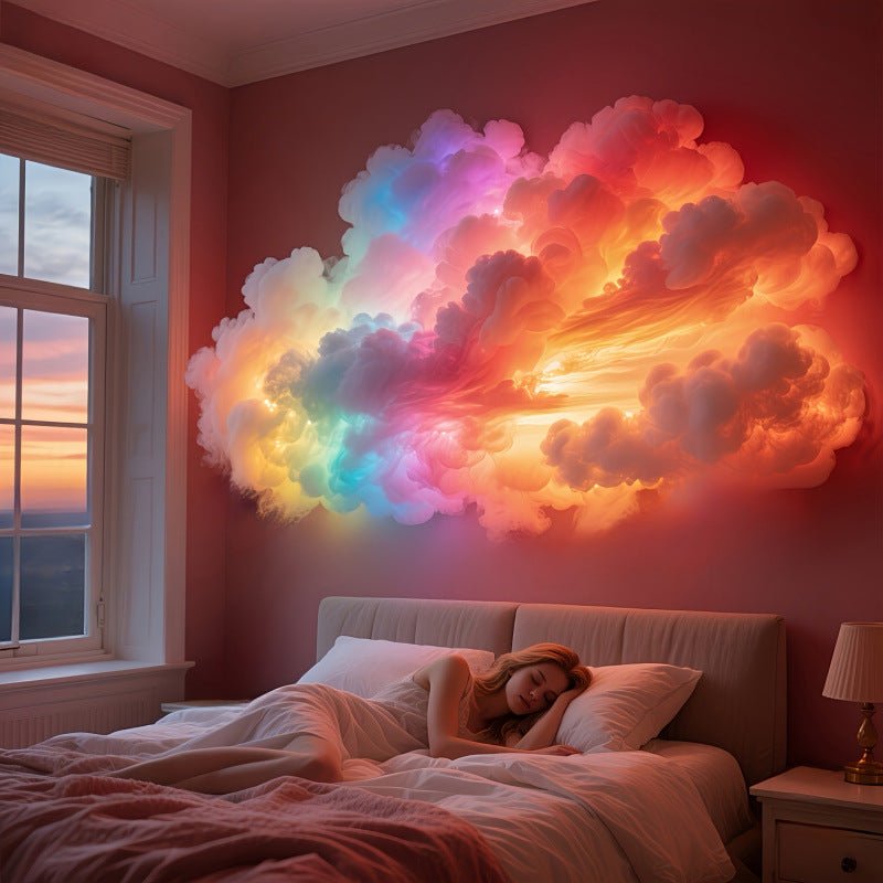 CloudNova Music responsiv smart LED-sky lampe — RGB-belysning i sanntid